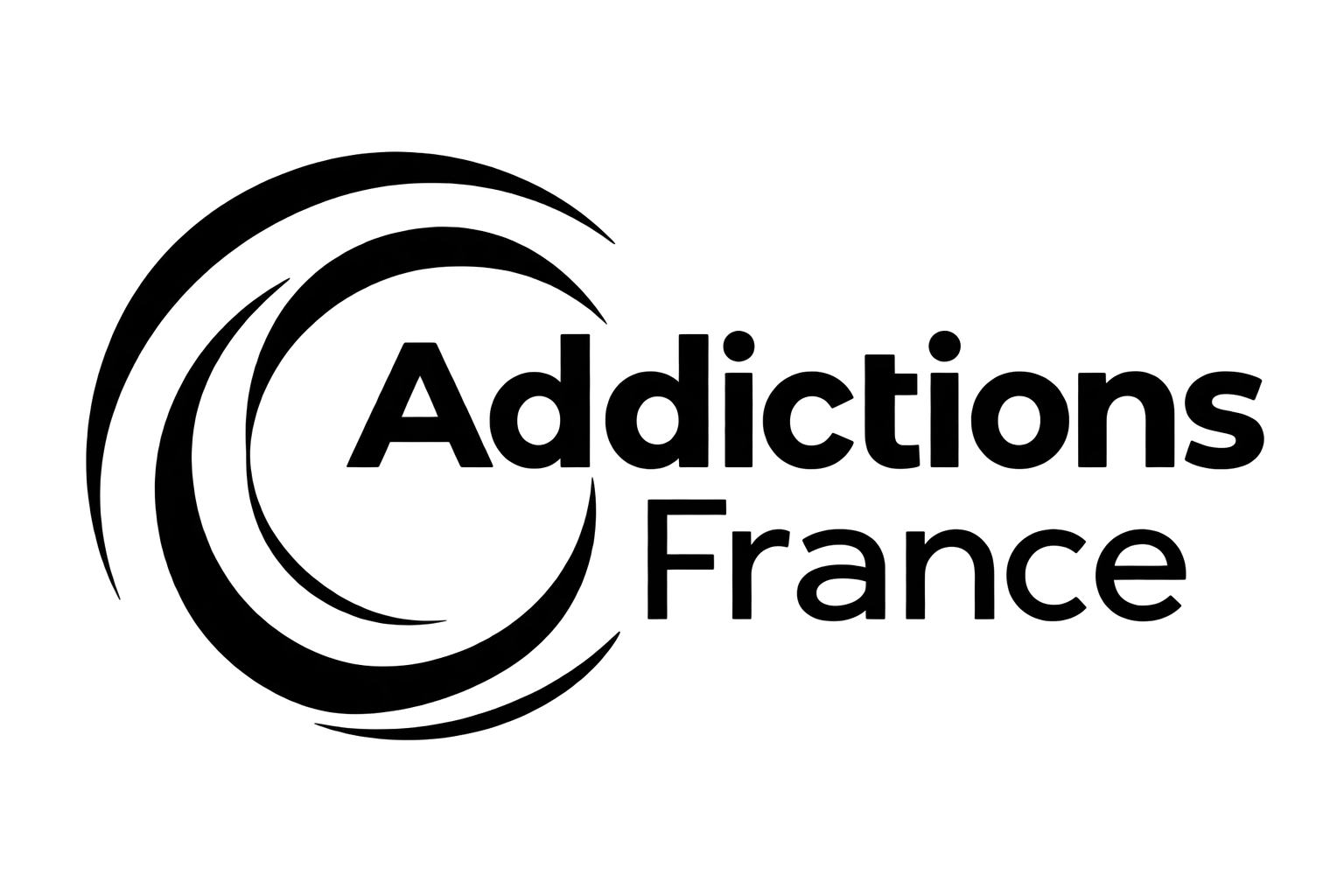 Logo noir Addictions France